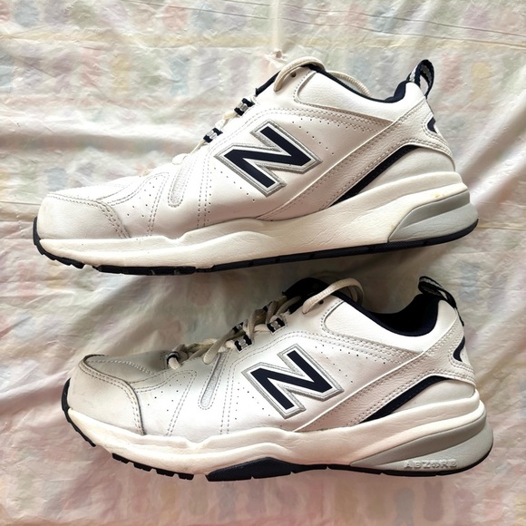 New Balance MX608WN5 White Blue Crosstrainers Leather sneakers SZ 7.5 Worn 1X main image 11